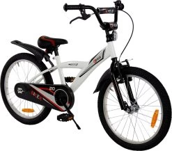 2Cycle Biker Kinderfiets - 20 Inch - Wit - Jongensfiets