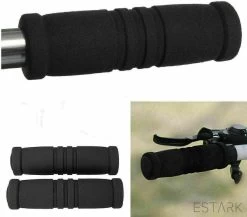 ESTARK® - Fietshandvatten - Zacht - Handvatten - Universeel - Fiets - Grips - Extra Grip – Fietshandvaten - Handvaten - Handig Te Monteren - Anti-slip – Fietsen – Stuur – Bikegrips - Zacht - Soft – Zwart (SZ) -Extreem Snel Rijden 1200x1054 3