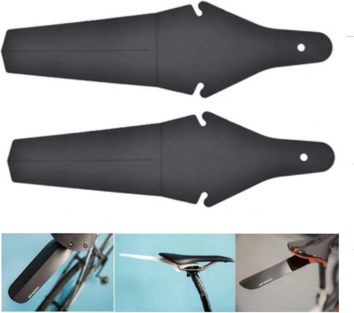 Merkloos Ass Saver Spatbord Mountainbike Of Racefiets Set Van 2 - Achterspatbord - Lichtgewicht (slechts 18 Gram) - Ass Saver Flexibel Opvouwbaar Voor Opberging In Achterzak 3 Merkloos Ass Saver Spatbord Mountainbike Of Racefiets Set Van 2 - Achterspatbord - Lichtgewicht (slechts 18 Gram) - Ass Saver Flexibel Opvouwbaar Voor Opberging In Achterzak