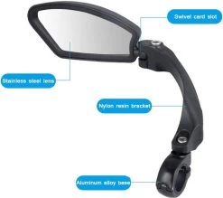 Igoods Fietsspiegel Ebike Rechts - Fietsspiegel Op Stuur - Verstelbaar -Extreem Snel Rijden 1200x1063 3