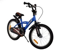 2Cycle Biker Kinderfiets - 18 Inch - Blauw - Jongensfiets -Extreem Snel Rijden 1200x1065