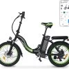 Merkloos Windgoo E20 Urban- Elektrische Fiets - E-bike - 20Inch - 12.5Ah - APP - Fat Tire - 7 Speed Shimano -Extreem Snel Rijden 1200x1066 1