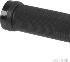 ESTARK® - Fietshandvatten - Lock-On - Handvatten - Universeel - Fiets – Mountainbike – Professioneel - Grips - Extra Grip – Fietshandvaten -Handvaten - Handig Te Monteren - Anti-slip – Fietsen – Stuur – Bikegrips – Lock-on Aanspanbaar - Zwart - LO-zw -Extreem Snel Rijden 1200x1066 6