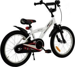 2Cycle Biker Kinderfiets - 18 Inch - Wit - Jongensfiets 11 2Cycle Biker Kinderfiets - 18 Inch - Wit - Jongensfiets -Extreem Snel Rijden 1200x1067 2