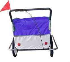 Fietskar Kind - Fietsaanhanger - Met Schokbreker - Blauw 12 Fietskar Kind - Fietsaanhanger - Met Schokbreker - Blauw -Extreem Snel Rijden 1200x1068 7