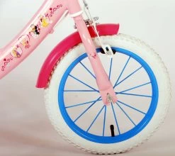 Volare Disney Princess Kinderfiets - Meisjes - 14 Inch - Roze - Twee Handremmen -Extreem Snel Rijden 1200x1070