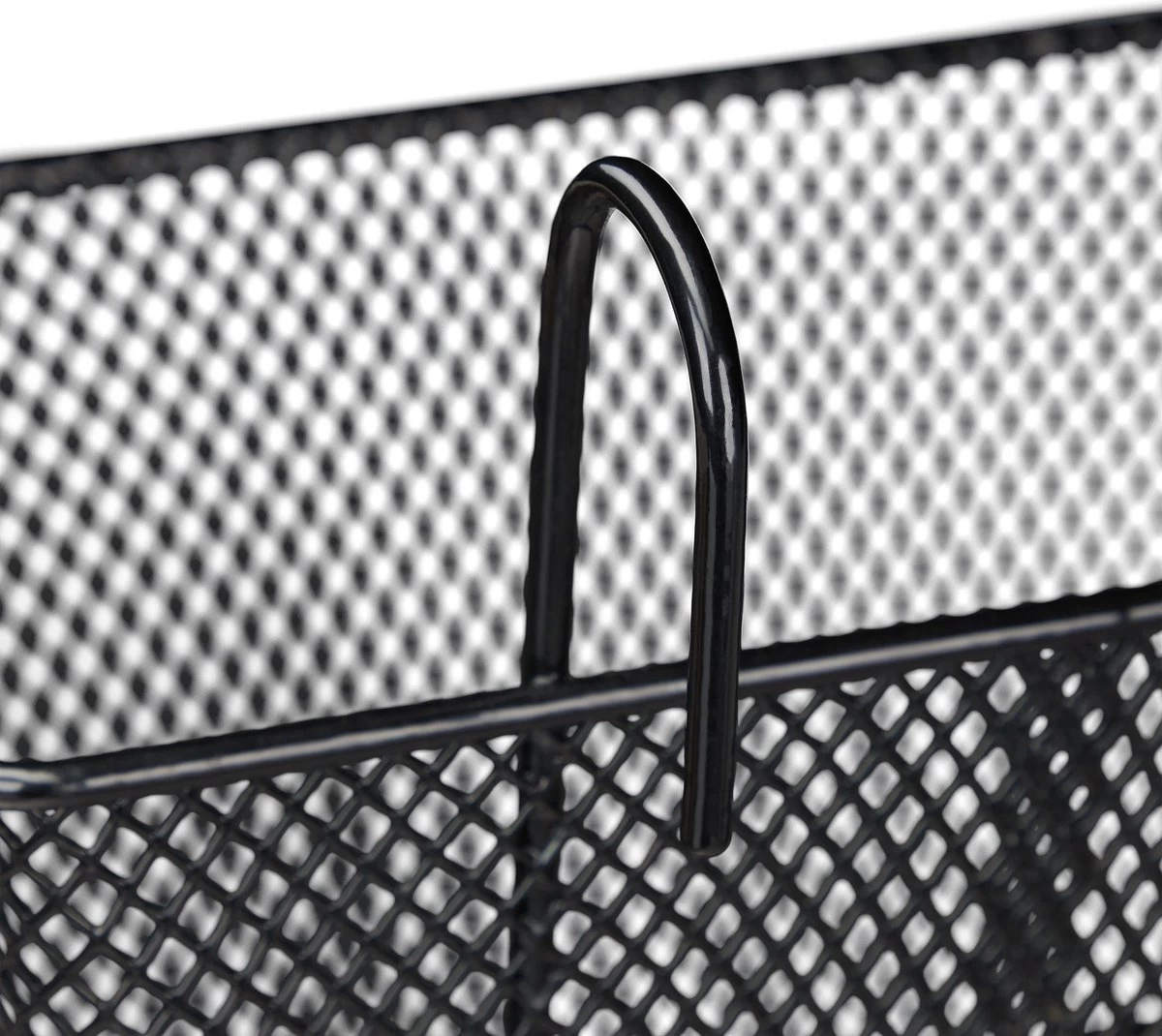 Relaxdays Fietsmand Stuur - Fietsmandje Met Haken - Fiets Mand Voorop - Klein - Metaal - Zwart 8 Relaxdays Fietsmand Stuur - Fietsmandje Met Haken - Fiets Mand Voorop - Klein - Metaal - Zwart - Afbeelding 6