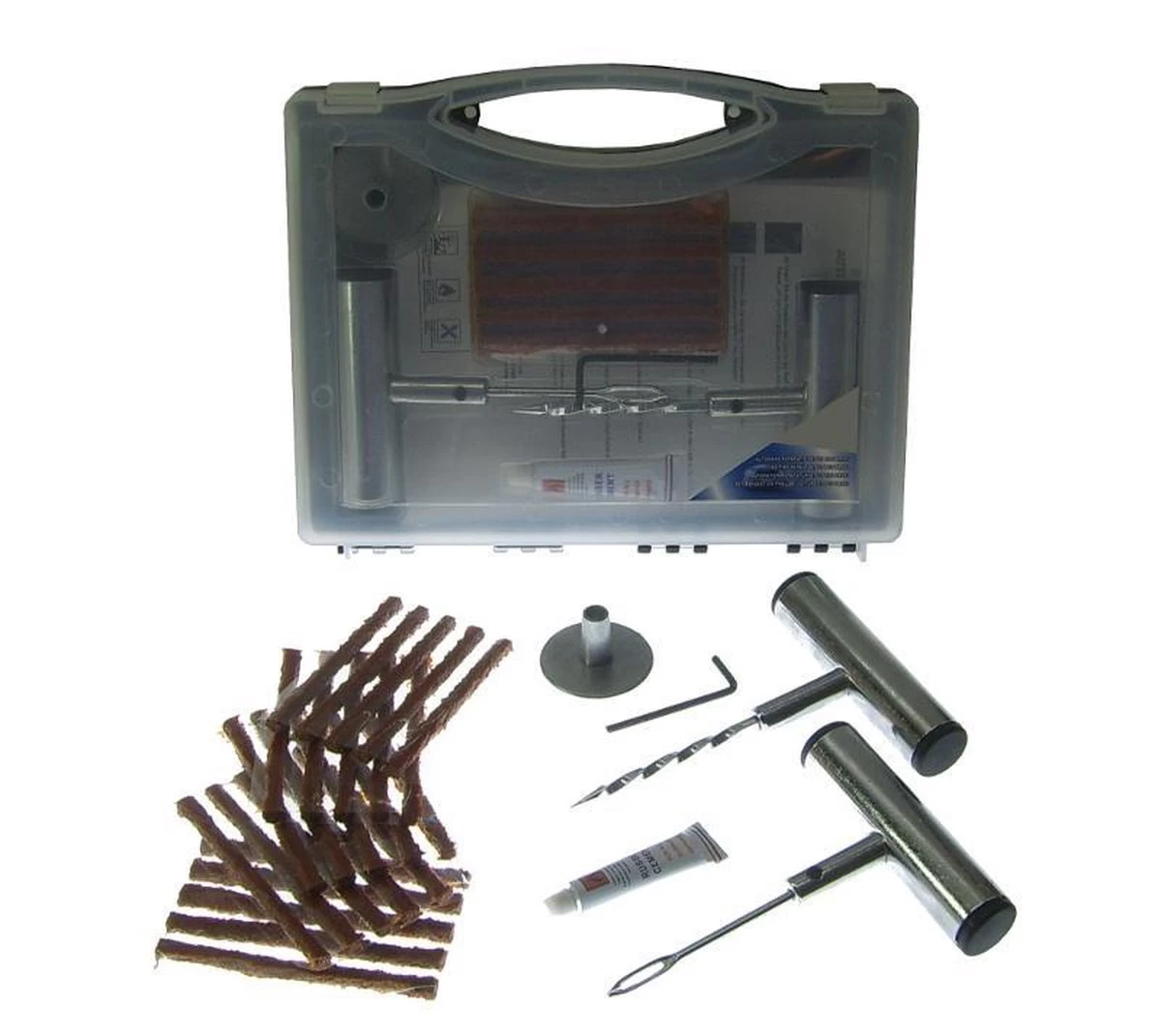 31 Delige Autoband Auto Band Reparatie Set Proffesioneel Zelf Je Autoband Plakken In Handig Opberg Doos 4 31 Delige Autoband Auto Band Reparatie Set Proffesioneel Zelf Je Autoband Plakken In Handig Opberg Doos - Afbeelding 2