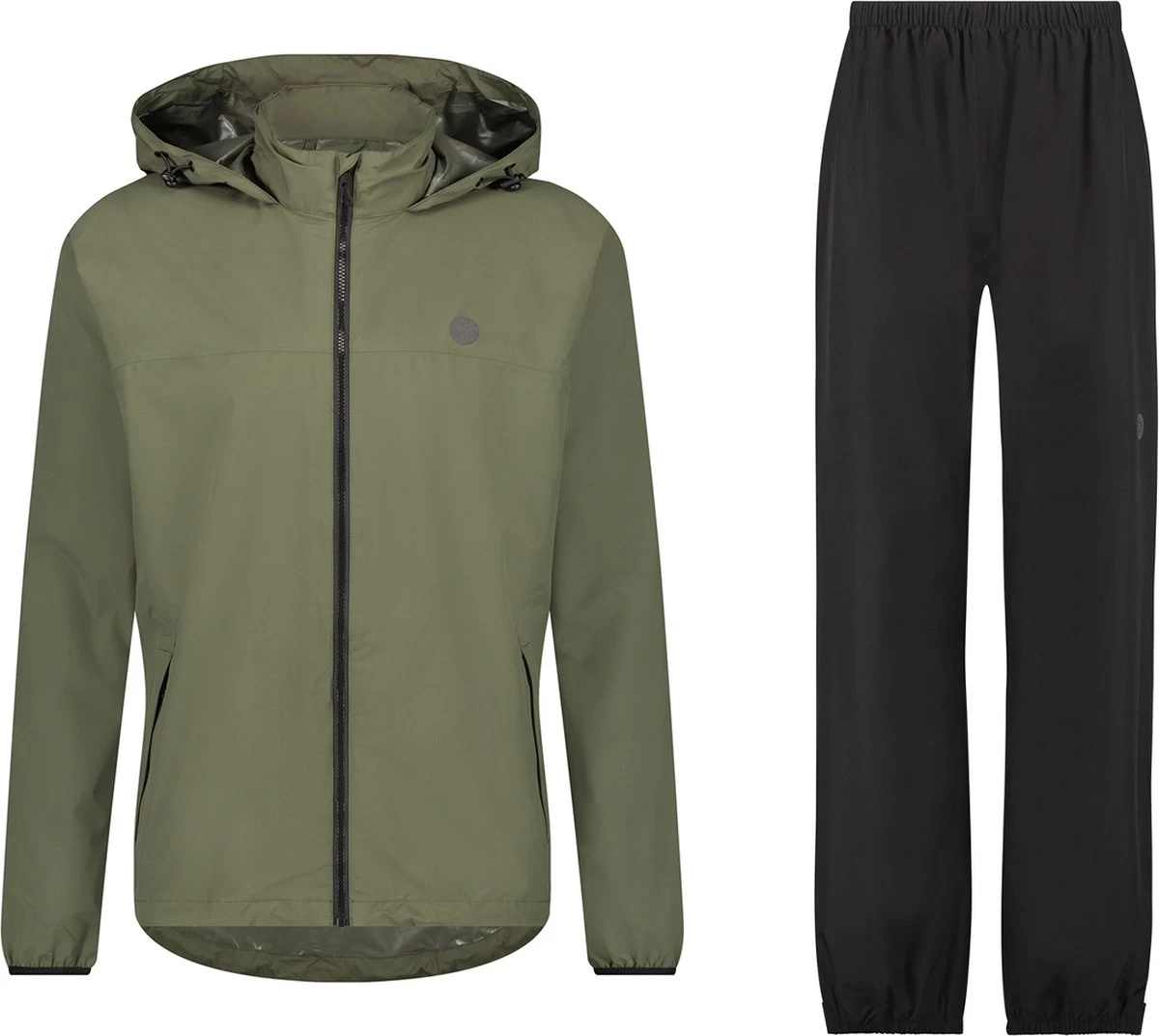 AGU GO Regenpak Essential Dames & Heren - Groen - S - Waterdicht & Ademend 3 AGU GO Regenpak Essential Dames & Heren - Groen - S - Waterdicht & Ademend