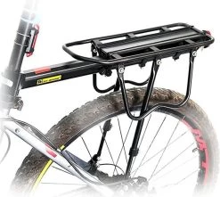 Merkloos Bagagedrager Fiets - Bagagerek Met Zadelpenbevestiging - Aluminium - Zwart - Geschikt Voor Mountainbike & Racefiets -Extreem Snel Rijden 1200x1074 2