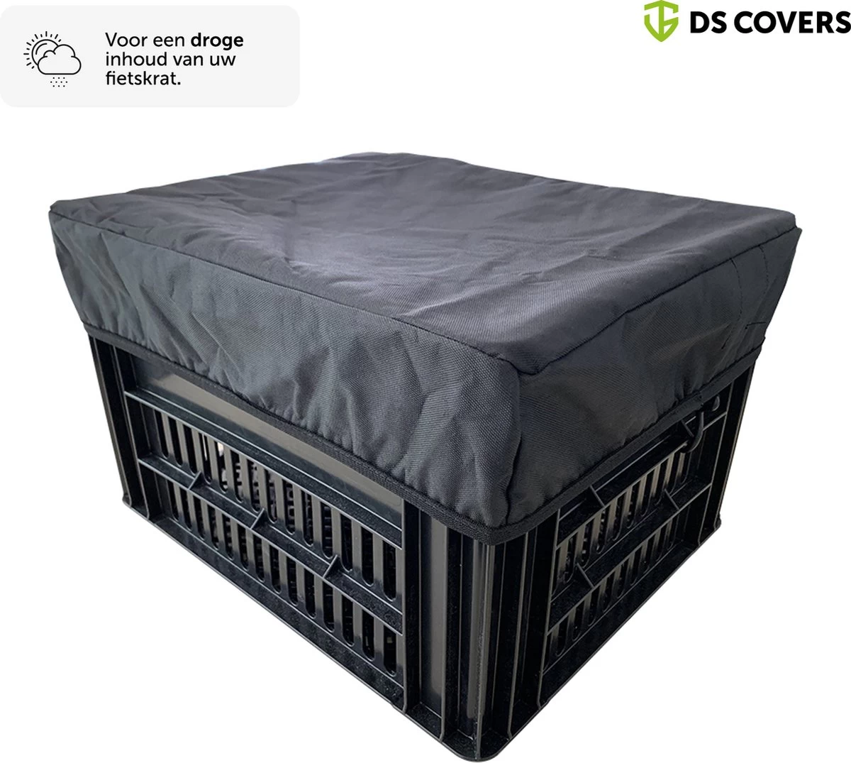 CRATE Fietskrathoes Van DS COVERS – Outdoor – Waterdicht – UV Bescherming – 600D Polyester – Maat L 5 CRATE Fietskrathoes Van DS COVERS – Outdoor – Waterdicht – UV Bescherming – 600D Polyester – Maat L - Afbeelding 3