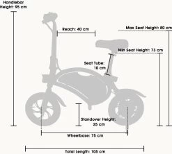 Merkloos Windgoo - B3 Pro V2 - Elektrische Long-Range E-Bike Met Trappers - E-bike - 25Km / H - Zwart -Extreem Snel Rijden 1200x1077