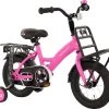 Sajan Kinderfiets - 12 Inch - Mat-Roze - Meisjesfiets