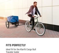 Klarfit Follower Fietsaanhanger Set - Fietskar 16" Luchtband - Aanhangwagen 35 Kg Belastbaarheid - Transporttas 120 Liter 21 Klarfit Follower Fietsaanhanger Set - Fietskar 16" Luchtband - Aanhangwagen 35 Kg Belastbaarheid - Transporttas 120 Liter -Extreem Snel Rijden 1200x1085 5