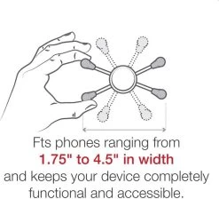 RAM Mount X-Grip™ Voor Grote Smartphones RAM-HOL-UN10BU -Extreem Snel Rijden 1200x1088 8