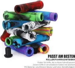 Suotu Stuntstep Handvatten - Grips - Universal - Ergonomic Mountain Step Grip Set - Handvatovertrek Voor Fietsgrepen -Extreem Snel Rijden 1200x1099 2