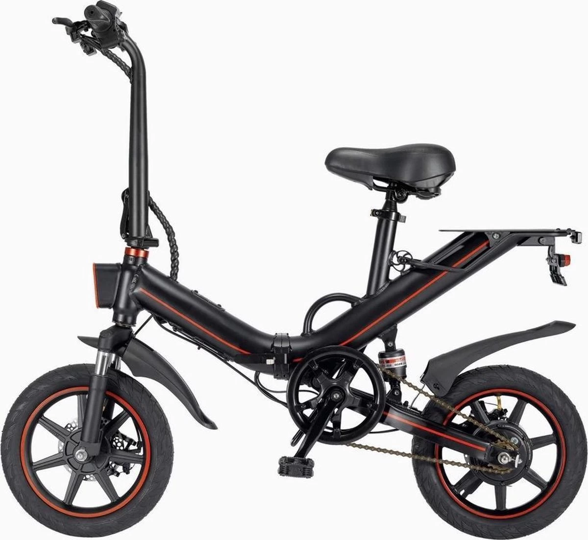OUXI - V5 - 16 Inch - Elektrische Fiets - E Bike - Elektrische Vouwfiets - APP IOS/ Android - 500W Motor - 15Ah Lithuim Ion Batterij - Zwart