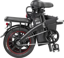 F-Wheel DYU A5 - Elektrische Vouwfiets - E Bike - 14 Inch - 7.5 Ah - 25km/u - Zwart -Extreem Snel Rijden 1200x1102