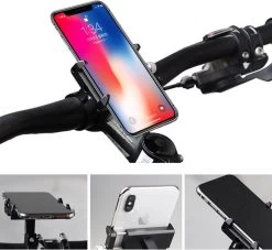 GUB Pro 1 Universele Fiets Telefoonhouder Voor Smartphone Zwart -Extreem Snel Rijden 1200x1102 4