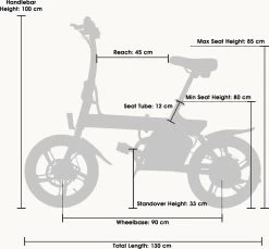 Windgoo B-20 Elektrische Vouwfiets - Snelheid 25 Km/h - 15-20 Km Bereik - Schijfremmen -Extreem Snel Rijden 1200x1111 2