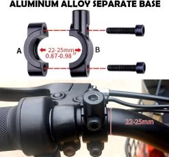 EasyDo Fietsspiegel Ebike Incl Grote Kijkhoek - Achteruitkijkspiegel - Links - 360º Verstelbaar - Multifunctioneel - Incl Inbussleutel -Extreem Snel Rijden 1200x1112 1