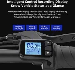 F-Wheel DYU A5 - Elektrische Vouwfiets - E Bike - 14 Inch - 7.5 Ah - 25km/u - Zwart -Extreem Snel Rijden 1200x1116