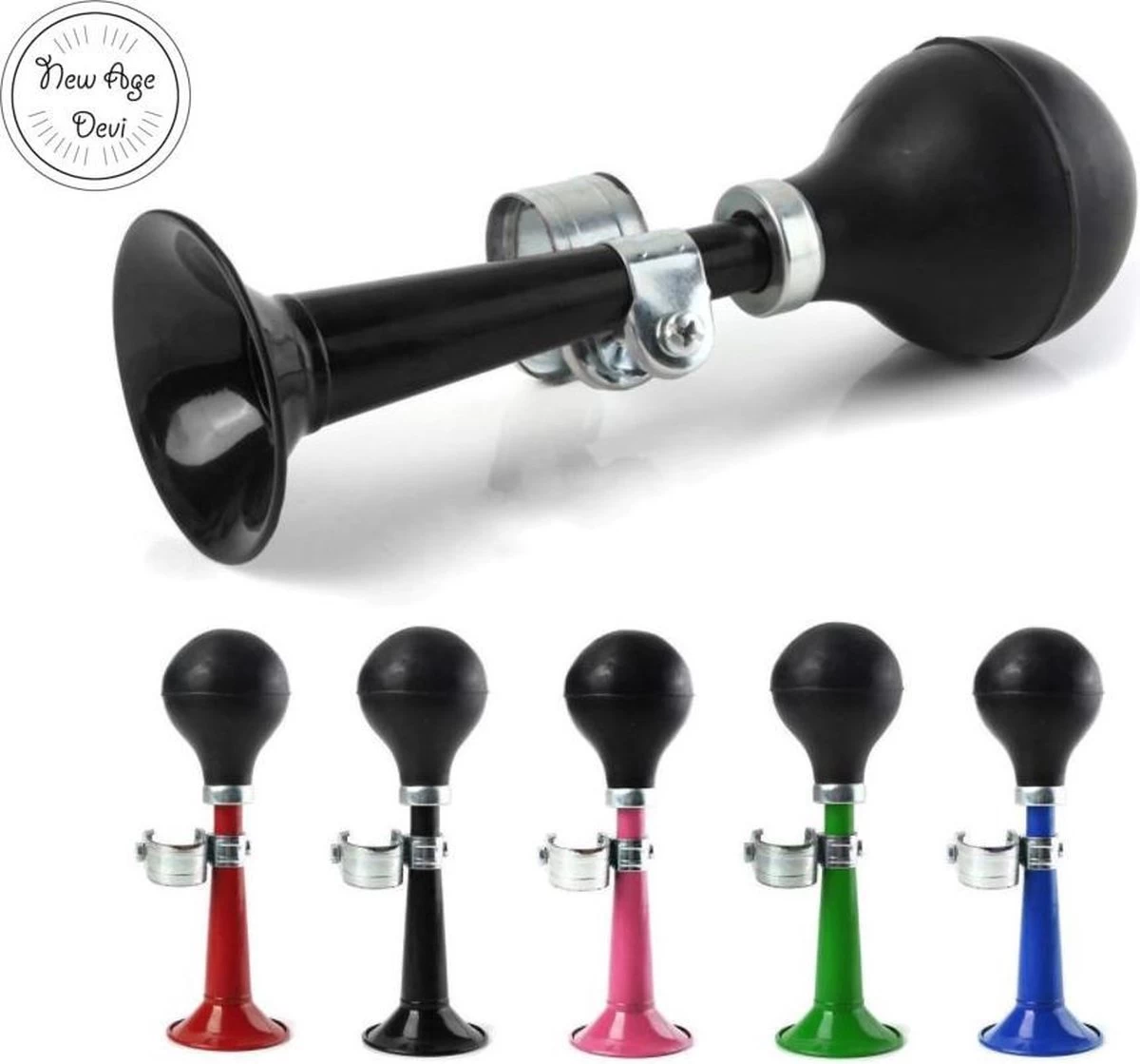 New Age Devi - Fiets Toeter - Roze 6 New Age Devi - Fiets Toeter - Roze - Afbeelding 4