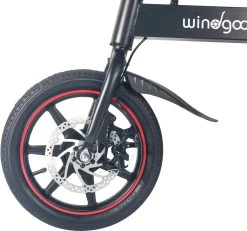 Windgoo B20 V2 - Smart E Bike - APP IOS Android - Elektrische Vouwfiets Zonder Gashandel - 250W - 14 Inch - 25 KM/H - Zwart -Extreem Snel Rijden 1200x1120