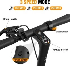 Elektrische Step RCB R17pro – Electric Scooter – Opvouwbare E-step – 10 Inch - 7.8Ah – Max 25 Km/u – Max 110 Kg – Met App & Nederlandse Handleiding -Extreem Snel Rijden 1200x1121 2