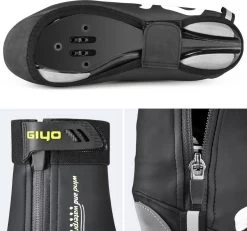 Giyo Overschoenen - Maat 41-43 (L) - 1 Paar - Mountainbike - Wielrennen - Zwart - Wind En Waterdicht - Waterproof - Regen - Vorst 16 Giyo Overschoenen - Maat 41-43 (L) - 1 Paar - Mountainbike - Wielrennen - Zwart - Wind En Waterdicht - Waterproof - Regen - Vorst -Extreem Snel Rijden 1200x1123 6