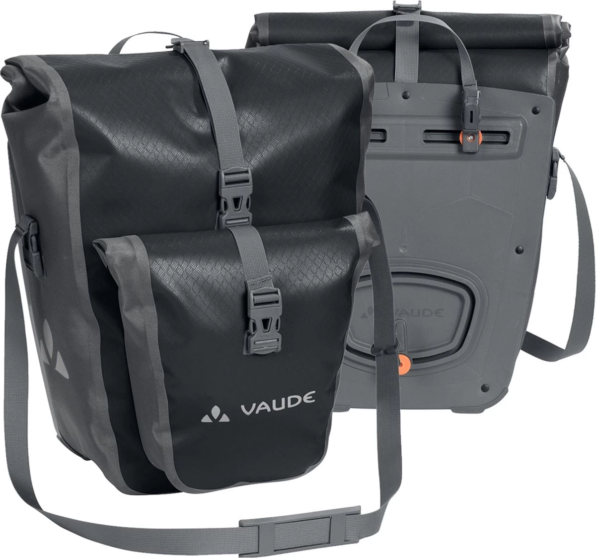 VAUDE Aqua Back Plus Fietstas - 51 L - Black - Rolsluiting Naar Boven En Onderen Afsluitbaar 3 VAUDE Aqua Back Plus Fietstas - 51 L - Black - Rolsluiting Naar Boven En Onderen Afsluitbaar
