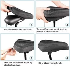VoordeelShop Fiets Zadelhoes Met Extra Zachte Gel En Gleuf Universeel - Gel Zadelhoes Voor Racefiets/mountainbike En Normale Fietsen - Comfortabel Fietsen - Fiets Accessoires -Extreem Snel Rijden 1200x1127 3