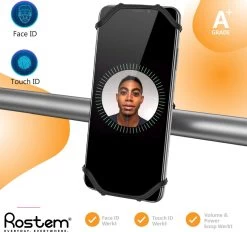 Rostem® Mobiele Telefoonhouder Voor Fiets / Motor - Universele Fitting - 360 Graden Draaien -Extreem Snel Rijden 1200x1127 9