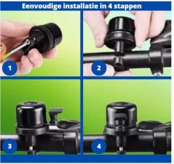 Fietsbel Voor Apple AirTag - AirTag Houder - AirTag Fiets - AirTag Hoesje - Incl. Schroevendraaier Voor Montage - Waterdicht -Extreem Snel Rijden 1200x1128 4