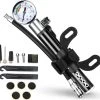 LHP Fietspomp Mini - Analoog Drukmeter - Inclusief Naaldventiel En Fietsbandreparatieset 2 LHP Fietspomp Mini - Analoog Drukmeter - Inclusief Naaldventiel En Fietsbandreparatieset -Extreem Snel Rijden 1200x1132 4