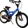 2Cycle Biker Kinderfiets - 18 Inch - Blauw - Jongensfiets