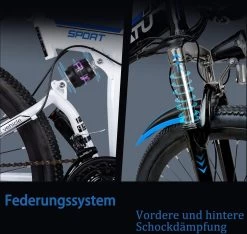Myatu E-Bike 26-inch E-bike Voor Vrouwen En Mannen, Mountainbike Elektrische Fiets Met 36V 10.4AH Accu En Shimano 21 Versnellingen, 21 Versnellingen, Derailleur, 250 W -Extreem Snel Rijden 1200x1136 2