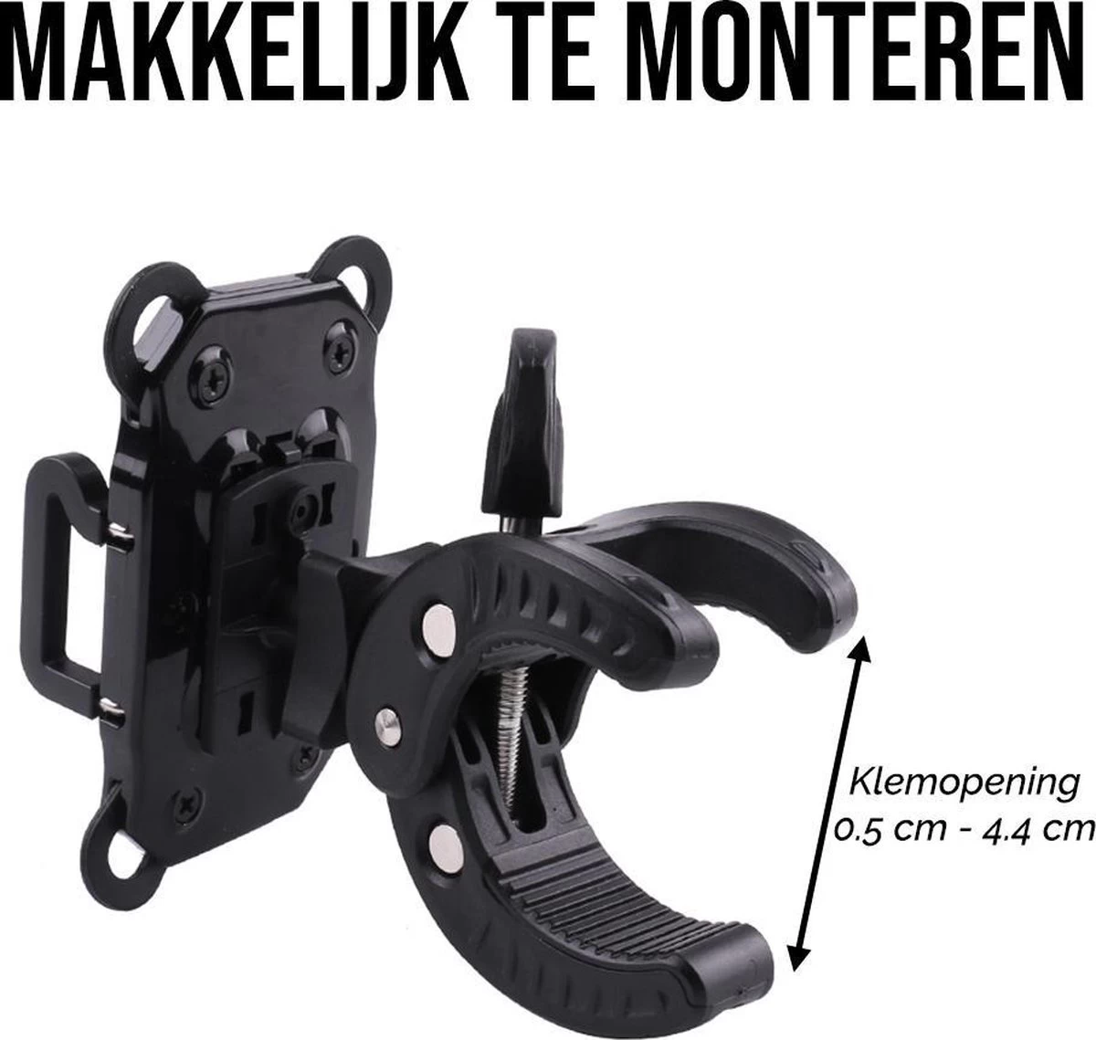 LHP Telefoonhouder Fiets/Motor/Scooter - Universeel - 360 Graden Draaibaar 10 LHP Telefoonhouder Fiets/Motor/Scooter - Universeel - 360 Graden Draaibaar - Afbeelding 8