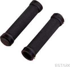 ESTARK® - Fietshandvatten - Lock-On - Handvatten - Universeel - Fiets – Mountainbike – Professioneel - Grips - Extra Grip – Fietshandvaten -Handvaten - Handig Te Monteren - Anti-slip – Fietsen – Stuur – Bikegrips – Lock-on Aanspanbaar - Zwart - LO-zw -Extreem Snel Rijden 1200x1141 3