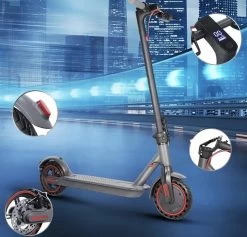 Comfort Inz - Long Range E Scooter - Elektrische Opvouwbare Step - 10.5Ah 350W - IOS Android Max. 31km/h -Extreem Snel Rijden 1200x1149