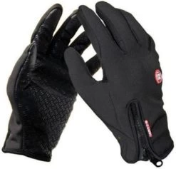 Merkloos Waterafstotende Neopreen Fietshandschoenen – Maat M