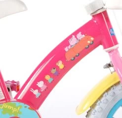 Volare Peppa Pig Kinderfiets - Meisjes - 12 Inch - Roze -Extreem Snel Rijden 1200x1154 2