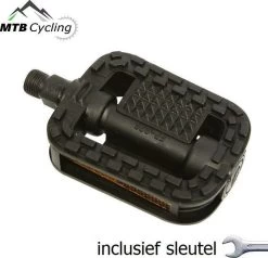 Fiets Pedalen Inclusief Bevestiging Gereedschap - Anti Slip - Trappers Voor Fiets Met Reflector - 14.2mm Schroefdraad - 9/16 Inch -Zwart -Extreem Snel Rijden 1200x1155 6