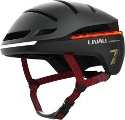 Livall EVO21 Black Medium - (Smart) Fietshelm - SOS Functie - LED Richtingaanwijzers - Smart Verlichting -Extreem Snel Rijden 1200x1156 10