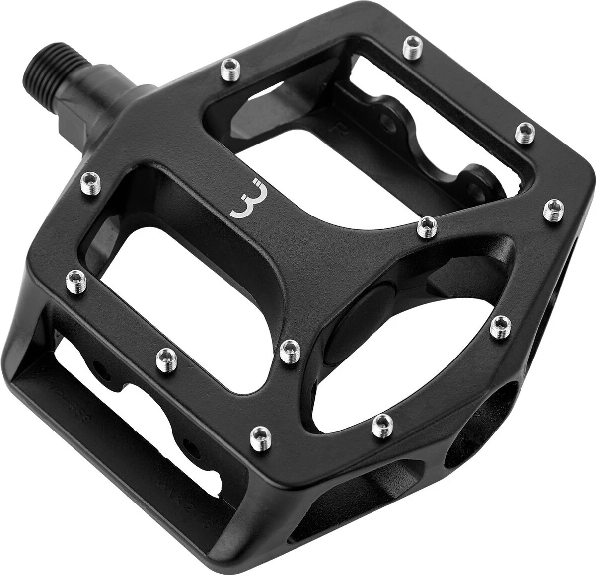 BBB Cycling MountainHigh Set Fietspedalen MTB - Platformpedalen - Antislip Mountainbike Pedalen - Mat Zwart - BPD-32 4 BBB Cycling MountainHigh Set Fietspedalen MTB - Platformpedalen - Antislip Mountainbike Pedalen - Mat Zwart - BPD-32 - Afbeelding 2