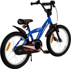 2Cycle Biker Kinderfiets - 18 Inch - Blauw - Jongensfiets -Extreem Snel Rijden 1200x1159