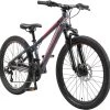 Bikestar 24 Inch 21 Speed Hardtail MTB Sport, Blauw / Rood -Extreem Snel Rijden 1200x1160