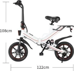 OUXI - V5 - 16 Inch - Elektrische Fiets - E Bike - Elektrische Vouwfiets - APP IOS/ Android - 500W Motor - 15Ah Lithuim Ion Batterij - Zwart -Extreem Snel Rijden 1200x1160 7