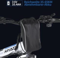 Myatu E-Bike 26-inch E-bike Voor Vrouwen En Mannen, Mountainbike Elektrische Fiets Met 36V 10.4AH Accu En Shimano 21 Versnellingen, 21 Versnellingen, Derailleur, 250 W -Extreem Snel Rijden 1200x1164 2