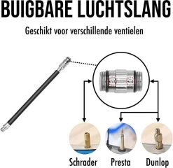 LHP Fietspomp Mini - Analoog Drukmeter - Inclusief Naaldventiel En Fietsbandreparatieset -Extreem Snel Rijden 1200x1166 14